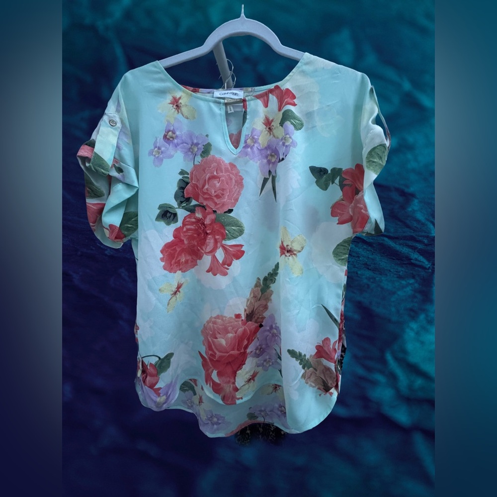 Calvin Klein Floral Print Blouse